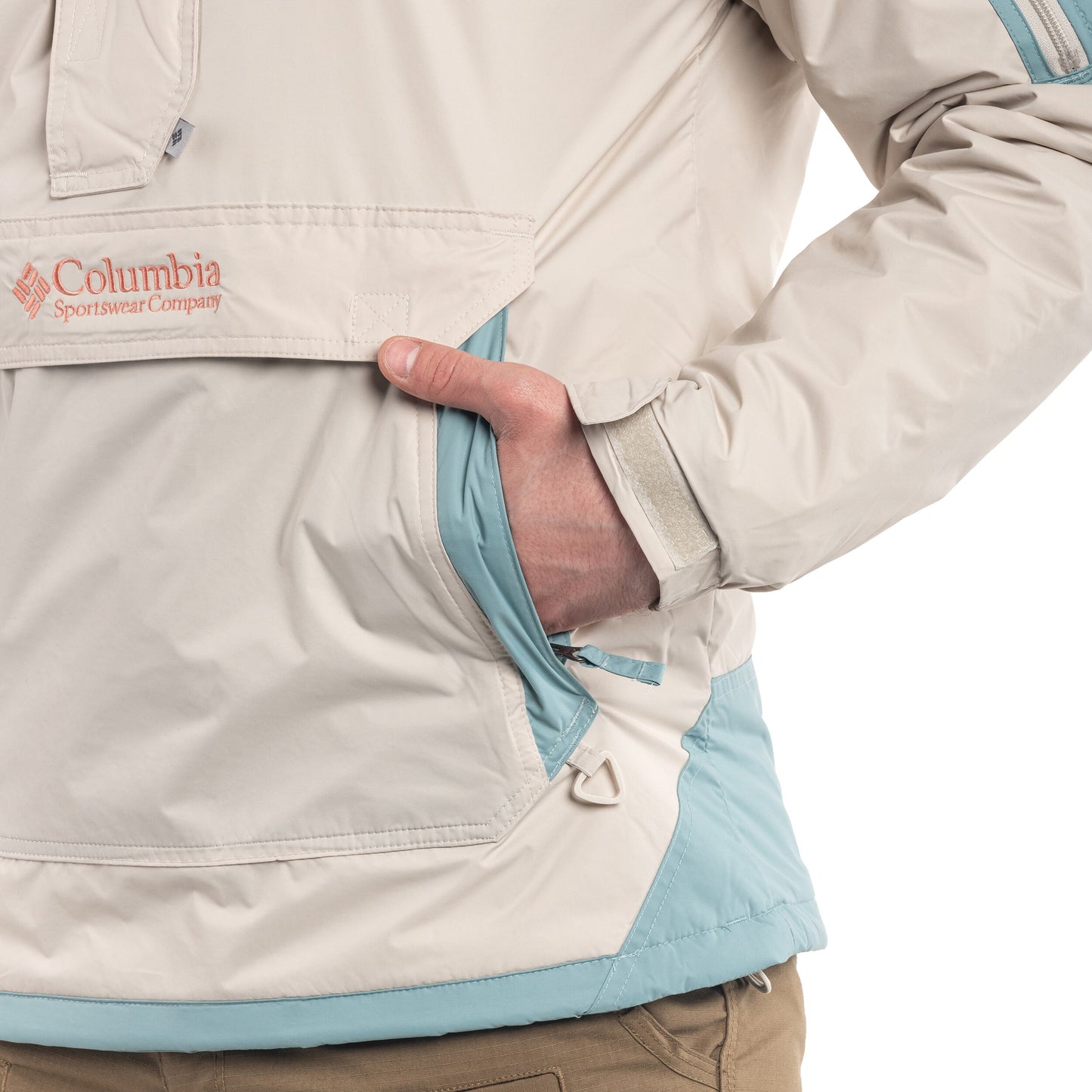 Kurtka Columbia Challenger Pullover Anorak - Dark Stone/Stone Blue