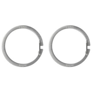 Kółko do kluczy Nite Ize O-Series Silver - 2 szt.