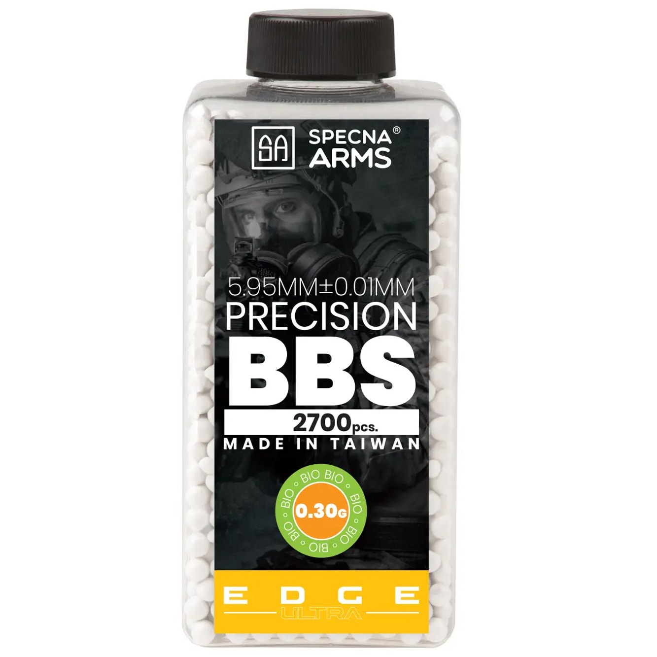 Kulki precyzyjne ASG Specna Arms EDGE Ultra Bio 0,30g 2700 szt. - Białe