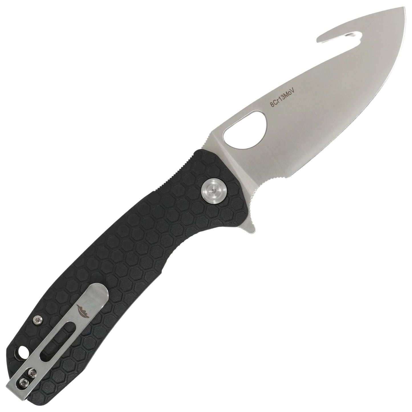 Nóż składany Honey Badger Hook Medium 8Cr13MoV - Black
