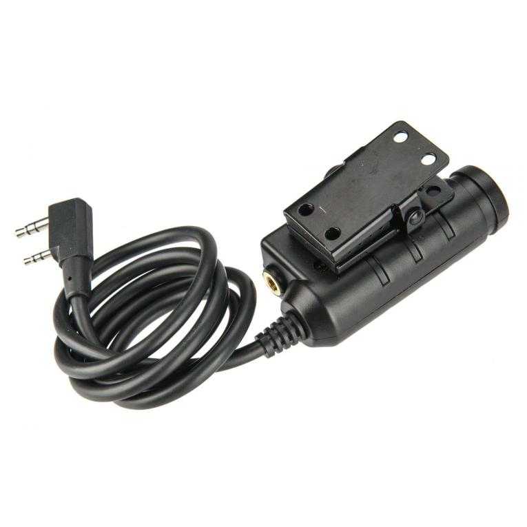 Przycisk PTT M51 kenwood - czarny