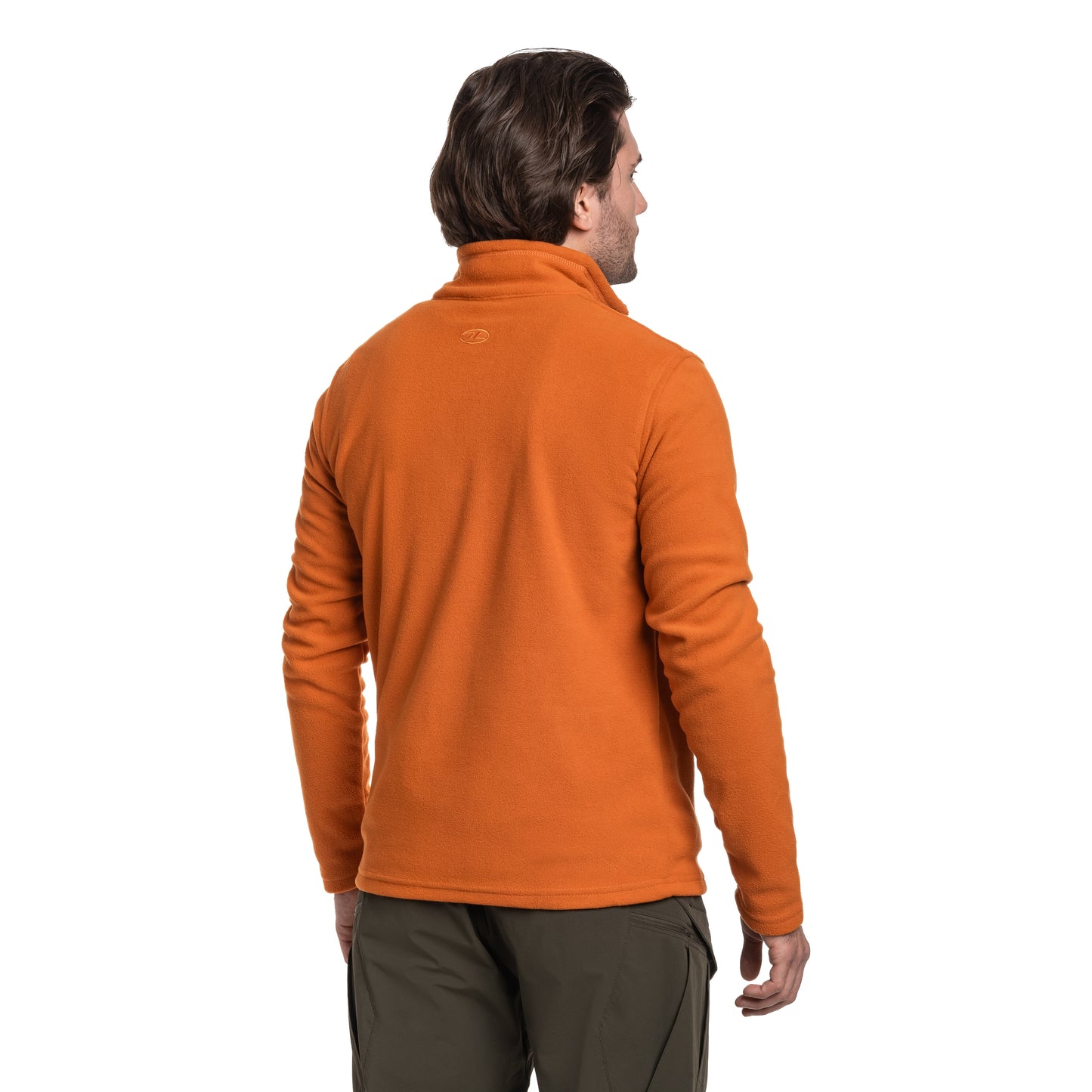 Polar Highlander Outdoor Ember Fleece Top - Pumpkin Orange
