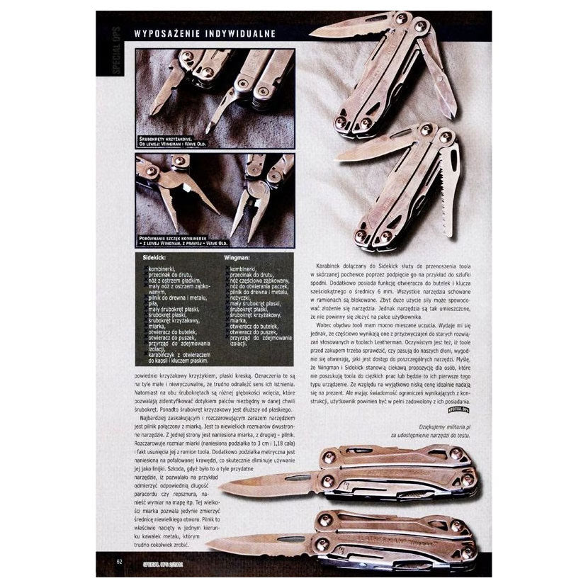 Multitool Leatherman Sidekick z kaburą