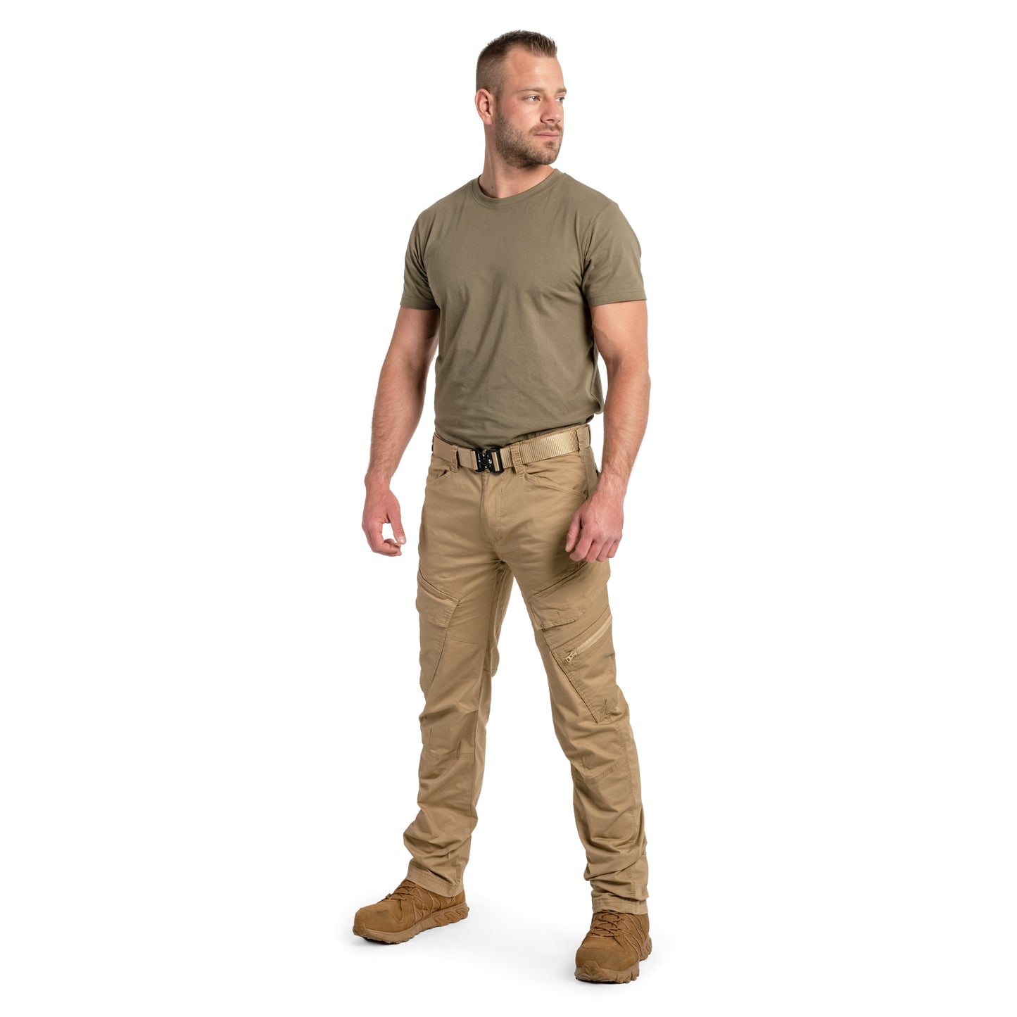 Spodnie Brandit Adven Slim Fit - Coyote