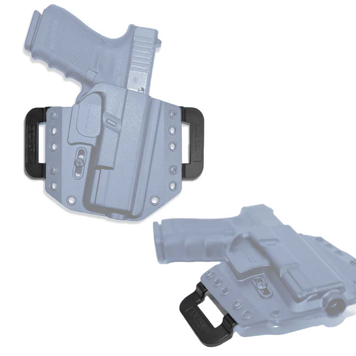 Szlufki na pas Bravo Concealment do kabur 3.0 OWB - Black