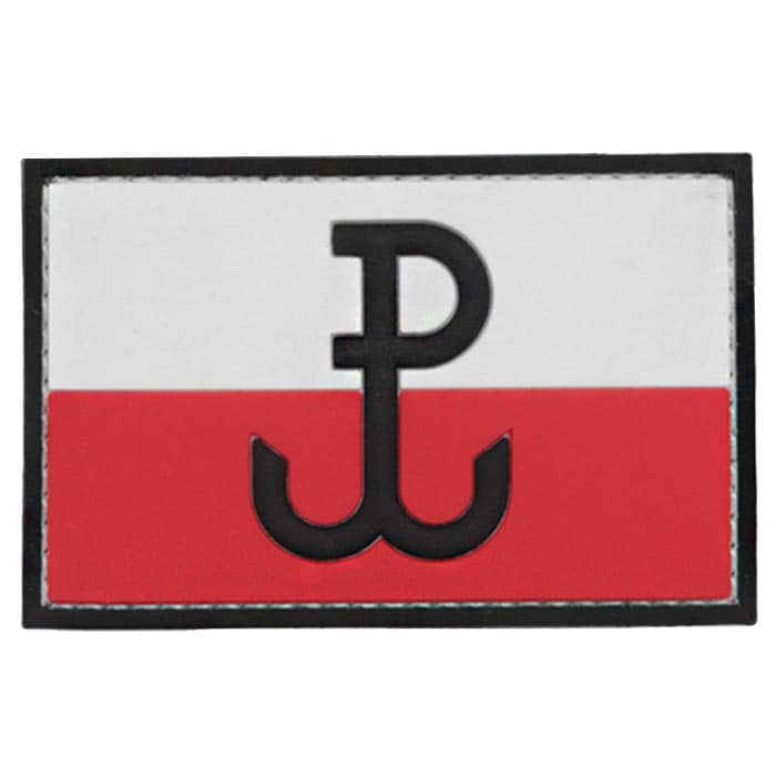 Naszywka 101 Inc. 3D PVC Polska Walcząca