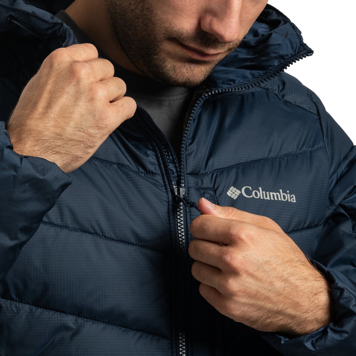 Kurtka Columbia Labyrinth Loop II Insulated Hooded - Collegiate Navy