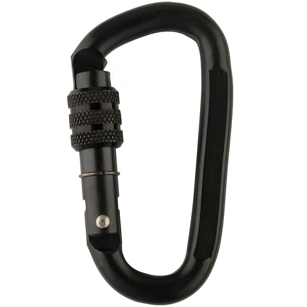 Karabińczyk stalowy M-Tac 10 cm - Black