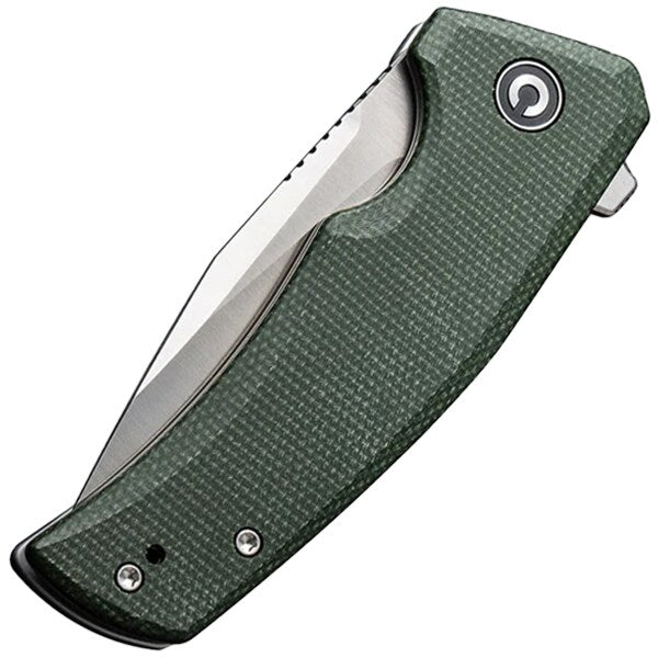 Nóż składany Civivi Regulatron Satin Nitro-V Canvas Micarta - Green