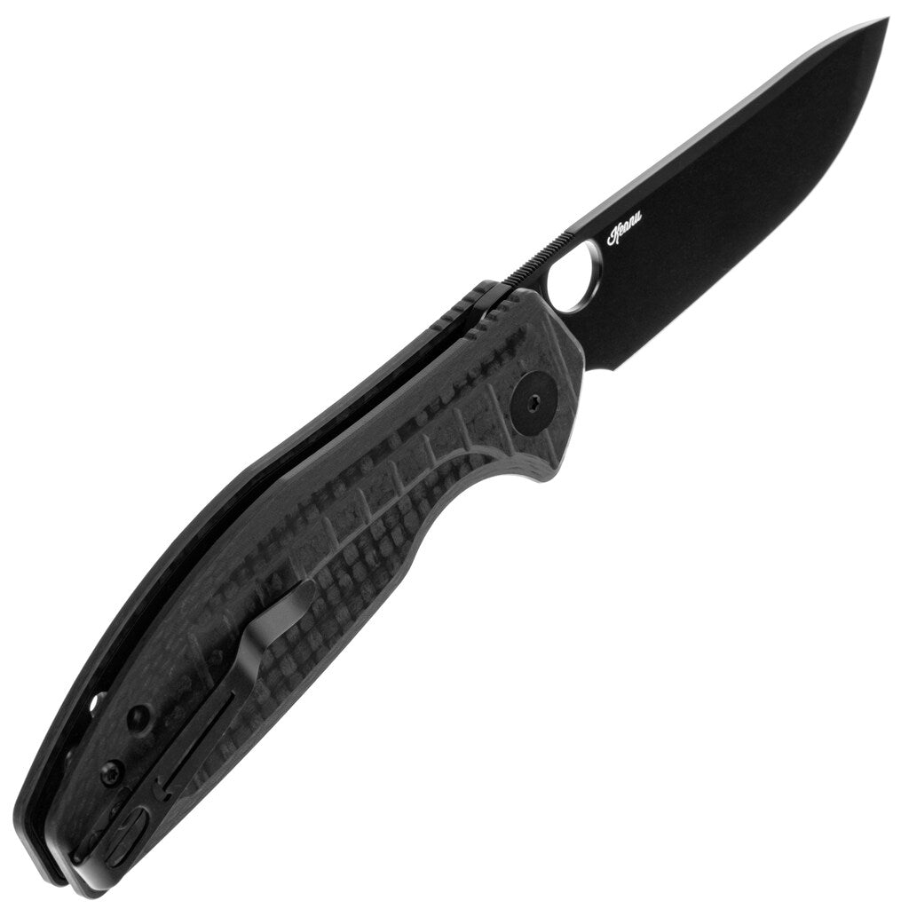Nóż składany Bestechman Angry Owl - Black/Black