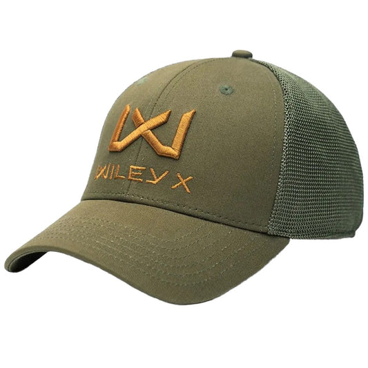 Czapka z daszkiem Wiley X Trucker Cap - Olive Green/Tan WX