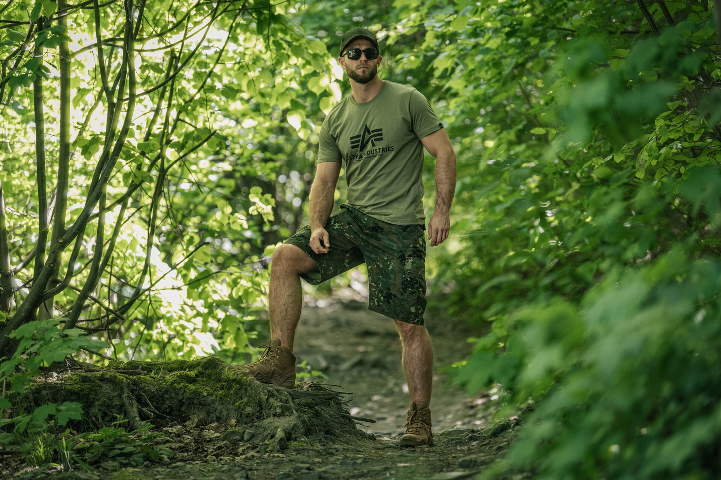 Szorty Brandit BDU Rip-Stop - Flecktarn