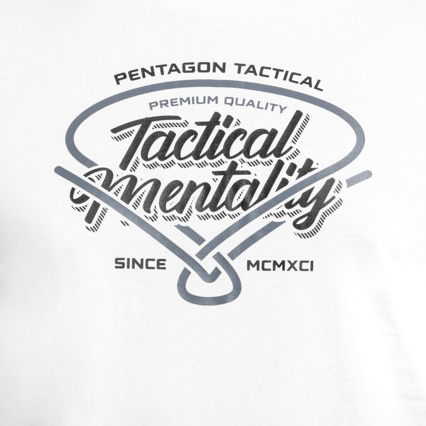Koszulka T-shirt Pentagon Ageron "Tactical Mentality" - White