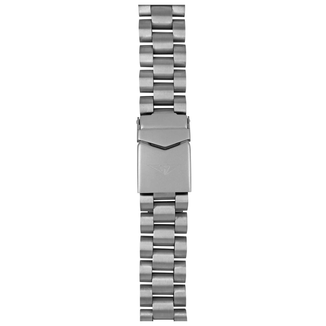 Bransoleta tytanowa Bauhaus 22 mm - Srebrna