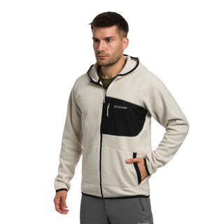 Polar Columbia Fast Trek Overlay Hooded - Dark Stone/Black