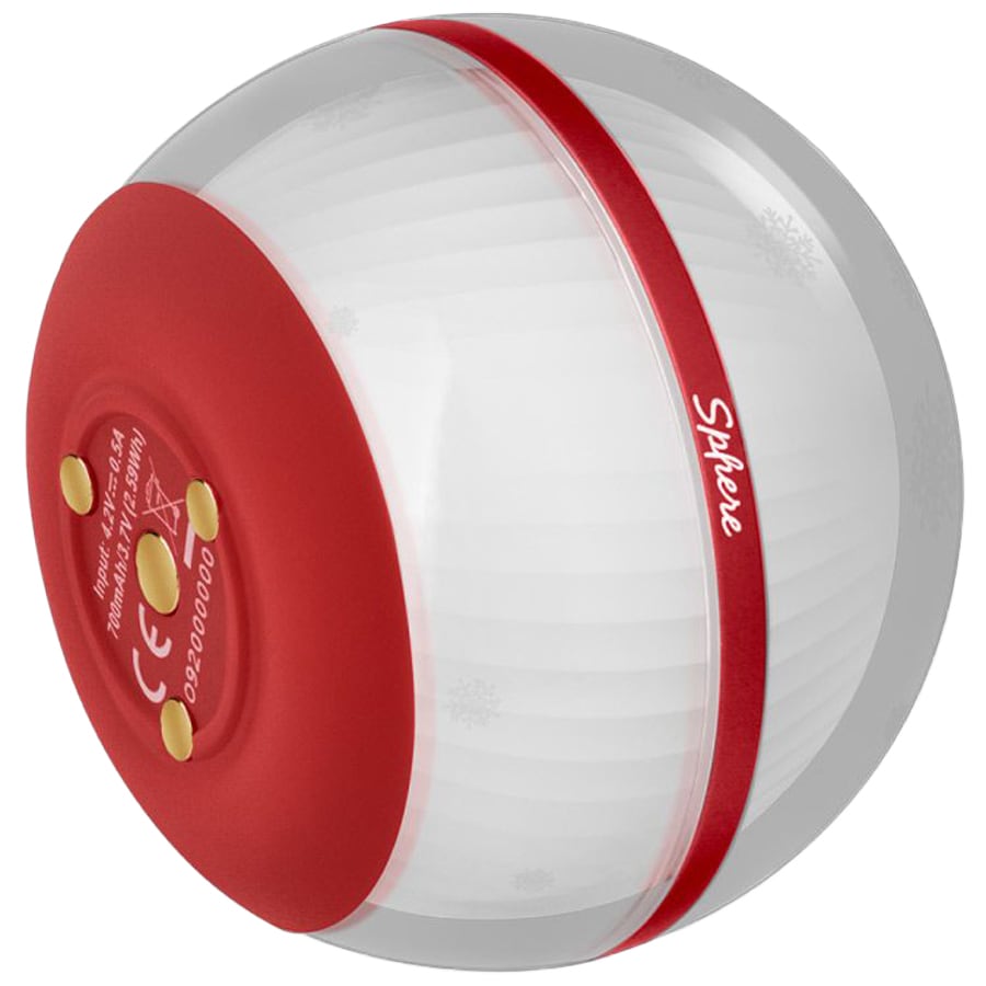 Lampa Olight Sphere Snowflake Red - 75 lumenów