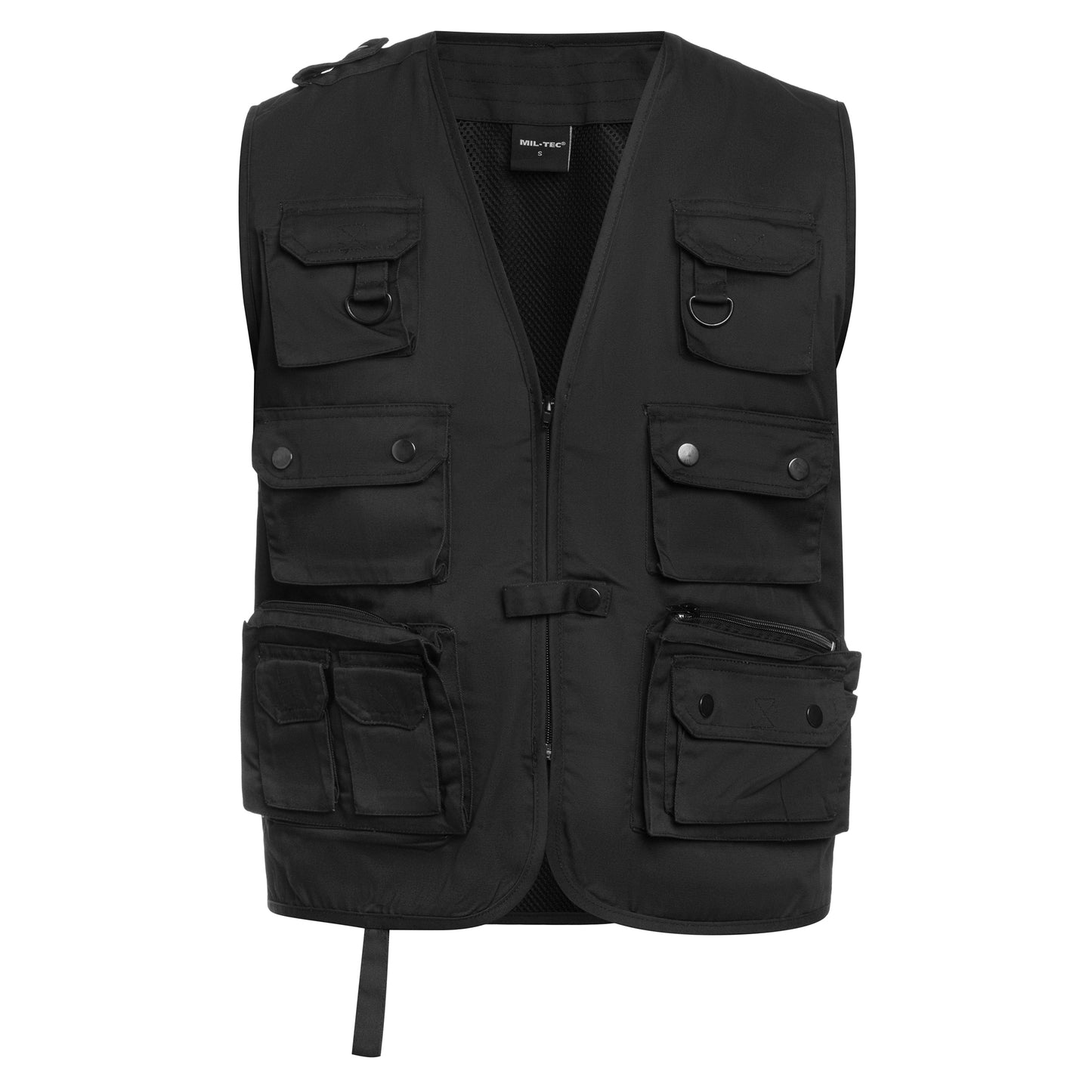 Bezrękawnik Mil-Tec Hunt & Fishing Mesh - Black