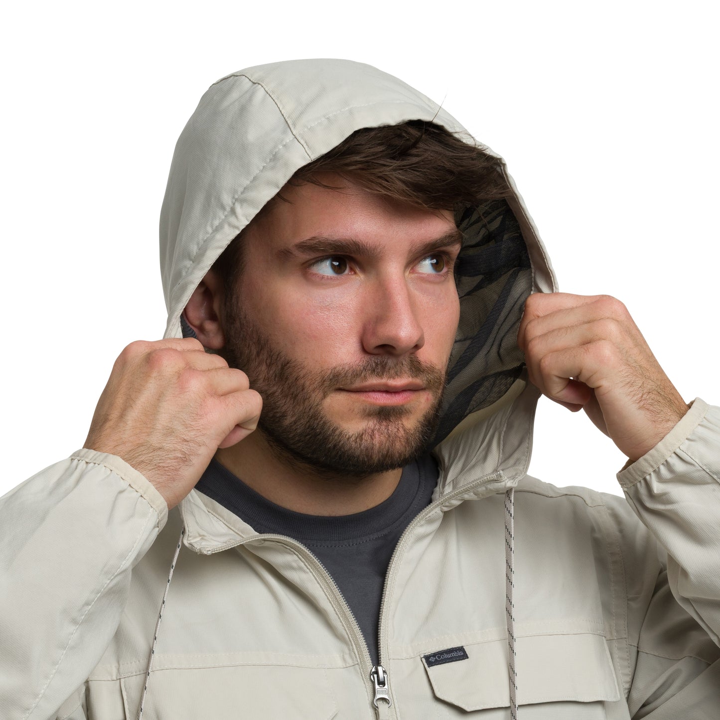 Kurtka Columbia Skien Valley Hooded Insect Shield - Dark Stone