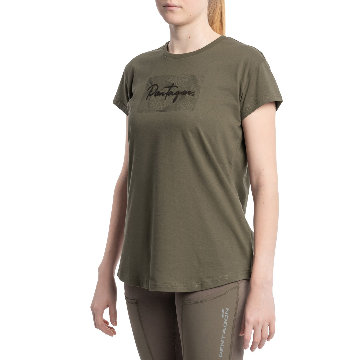 Koszulka T-shirt damska Pentagon Contour - RAL 7013