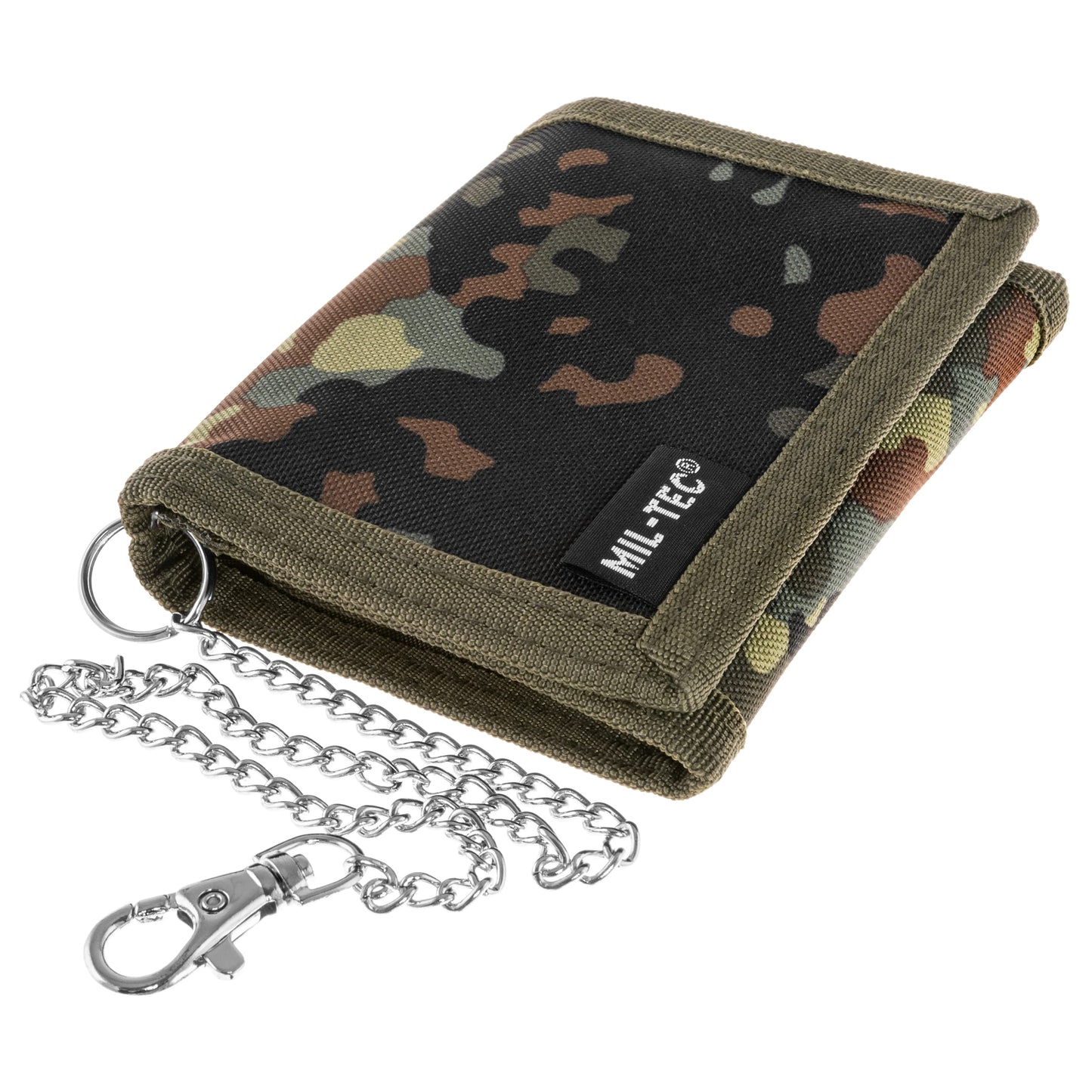 Portfel Mil-Tec z łańcuszkiem - Flecktarn