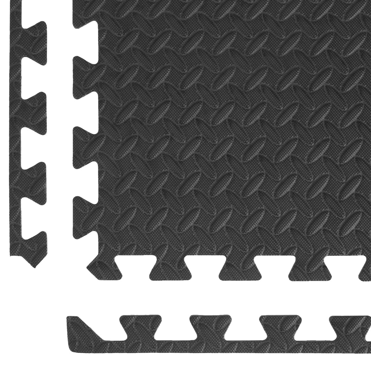 Mata puzzle HMS MP12 Black pod sprzęt - 4 elementy