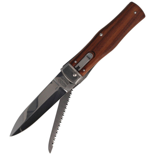 Nóż sprężynowy Mikov Predator 241-ND-2/KP Wood