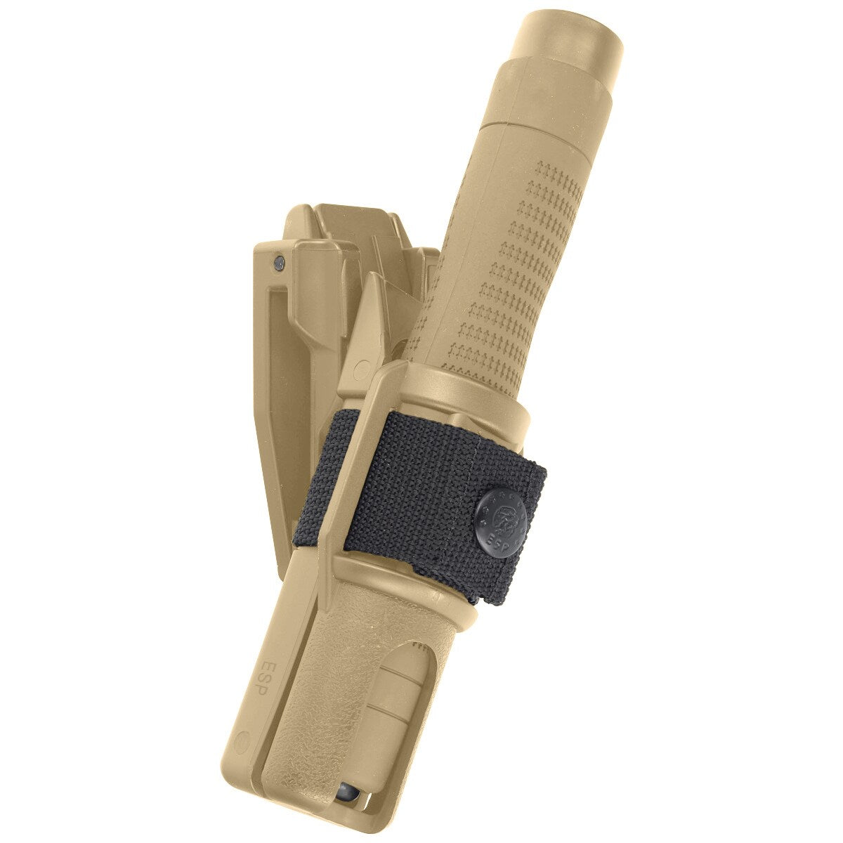 Pałka teleskopowa ESP Ergonomic hartowana 18" Khaki/Black