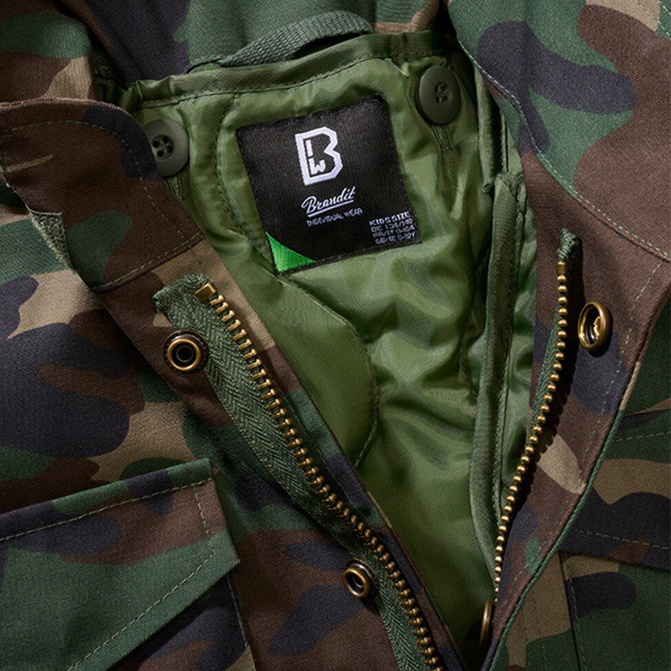 Kurtka dziecięca Brandit M65 Standard - Woodland