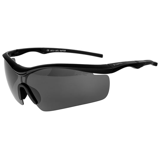 Okulary przeciwsłoneczne OPC Extreme Raptor Matt Black Smoke/Yellow z polaryzacją