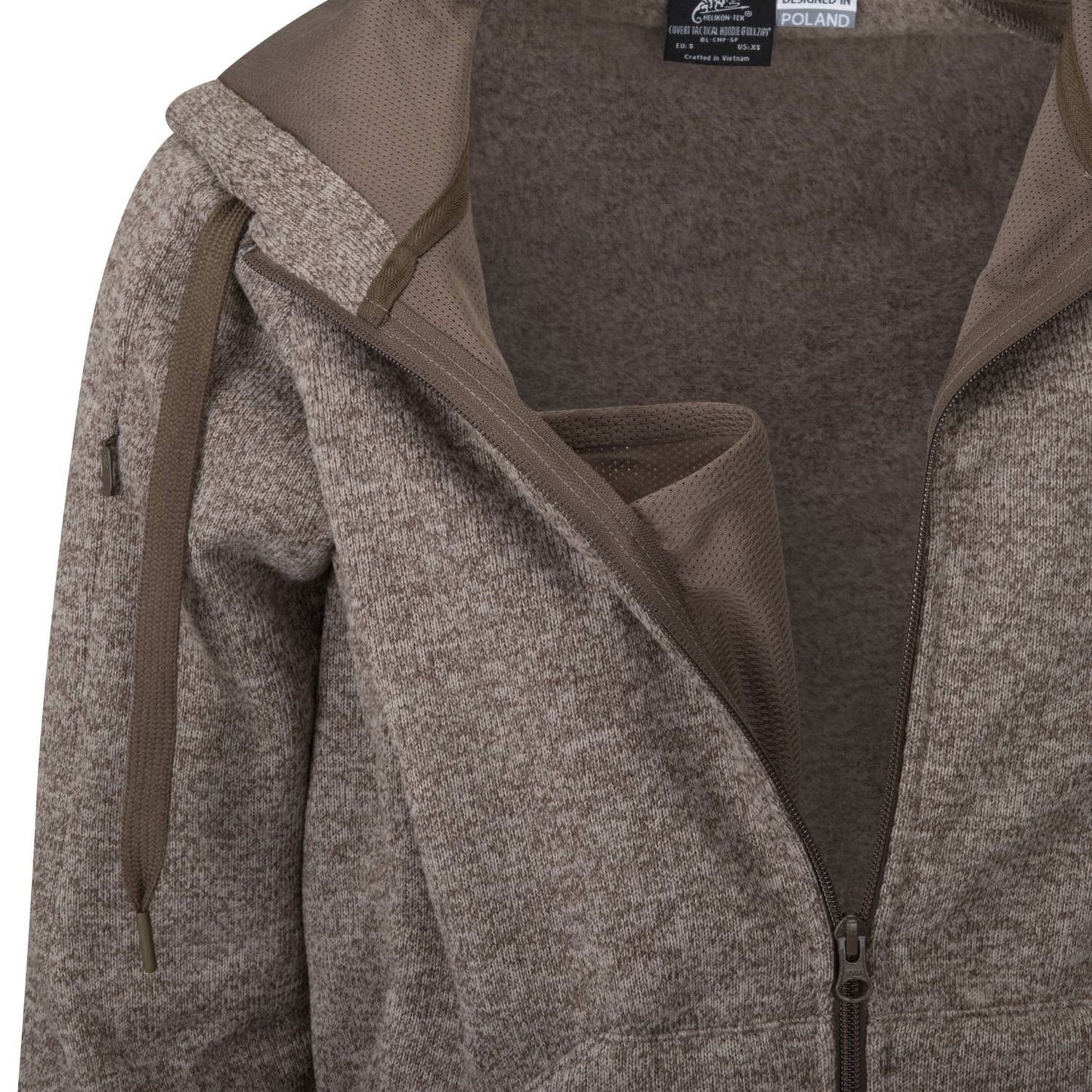 Bluza Helikon Covert Tactical Hoodie - Light Brown Melange