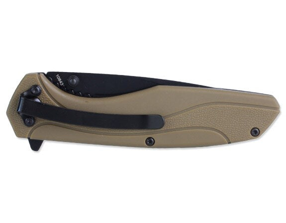 Noz składany Smith&Wesson Drop-Point FDE Nylon