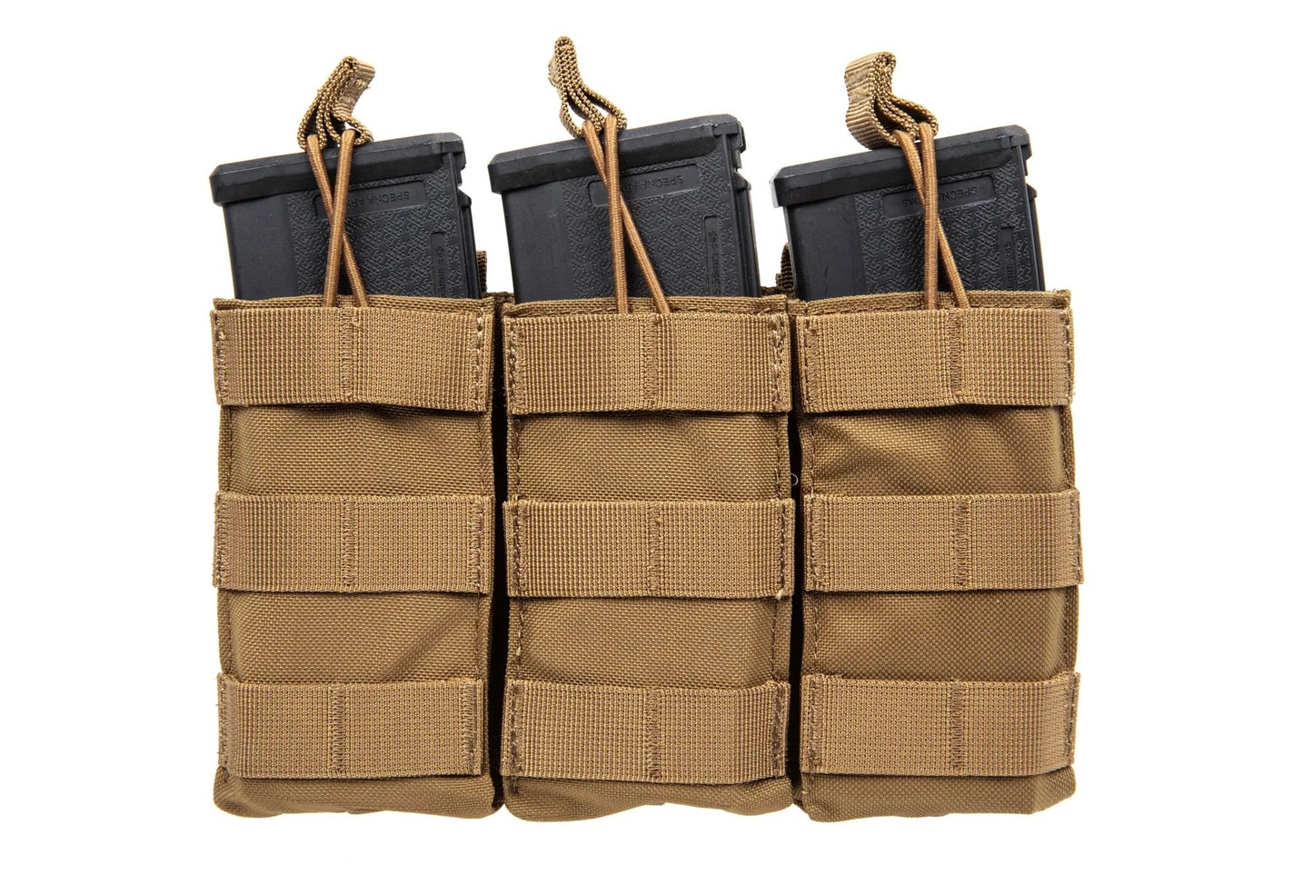 Potrójna ładownica Specna Arms Open na magazynki M4/M16 - Tan