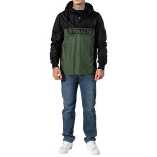 Kurtka Pitbull Two Color Kangaroo - Black/Olive