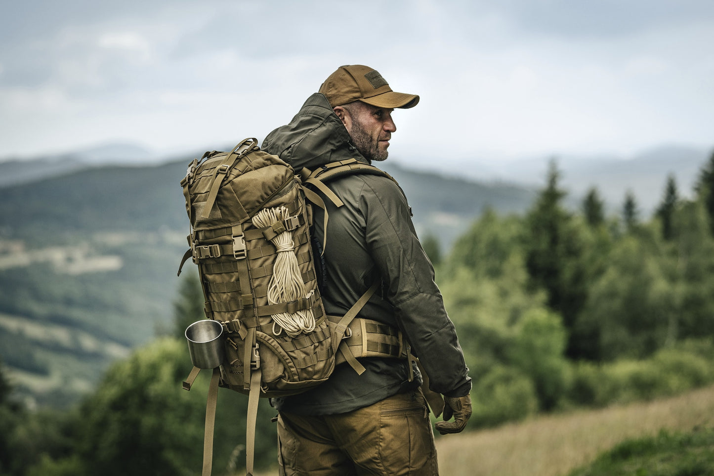 Kurtka Helikon Woodsman Anorak - Taiga Green
