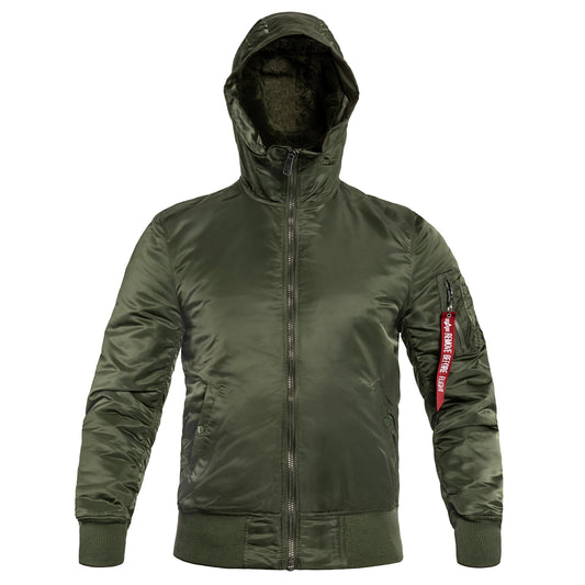 Kurtka Alpha Industries MA-1 Hooded - Sage Green