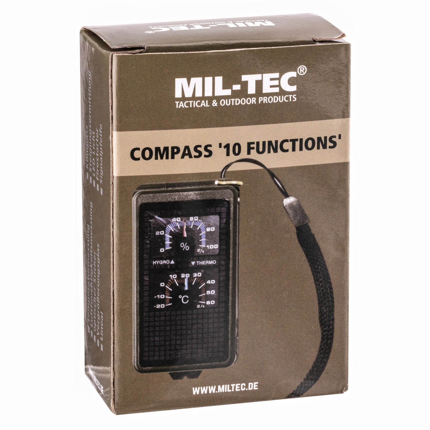 Kompas wielofunkcyjny Mil-Tec - olive