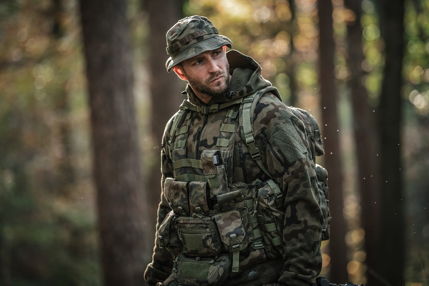 Ładownica Helikon Tourniquet Pouch na stazę taktyczną - wz.93 Pantera PL Woodland