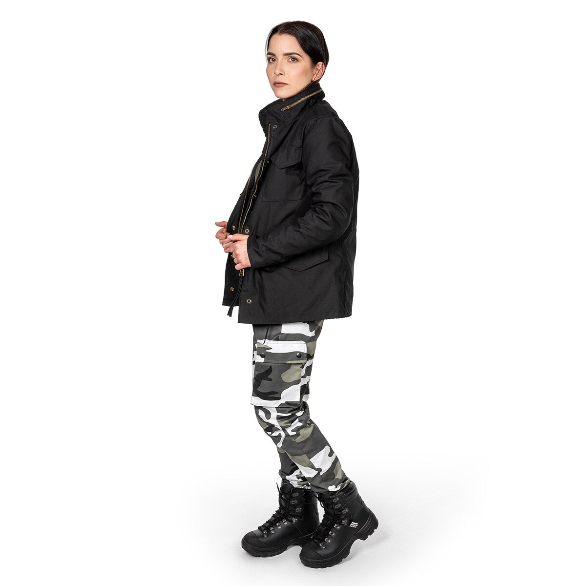 Kurtka damska Brandit M65 Standard Black