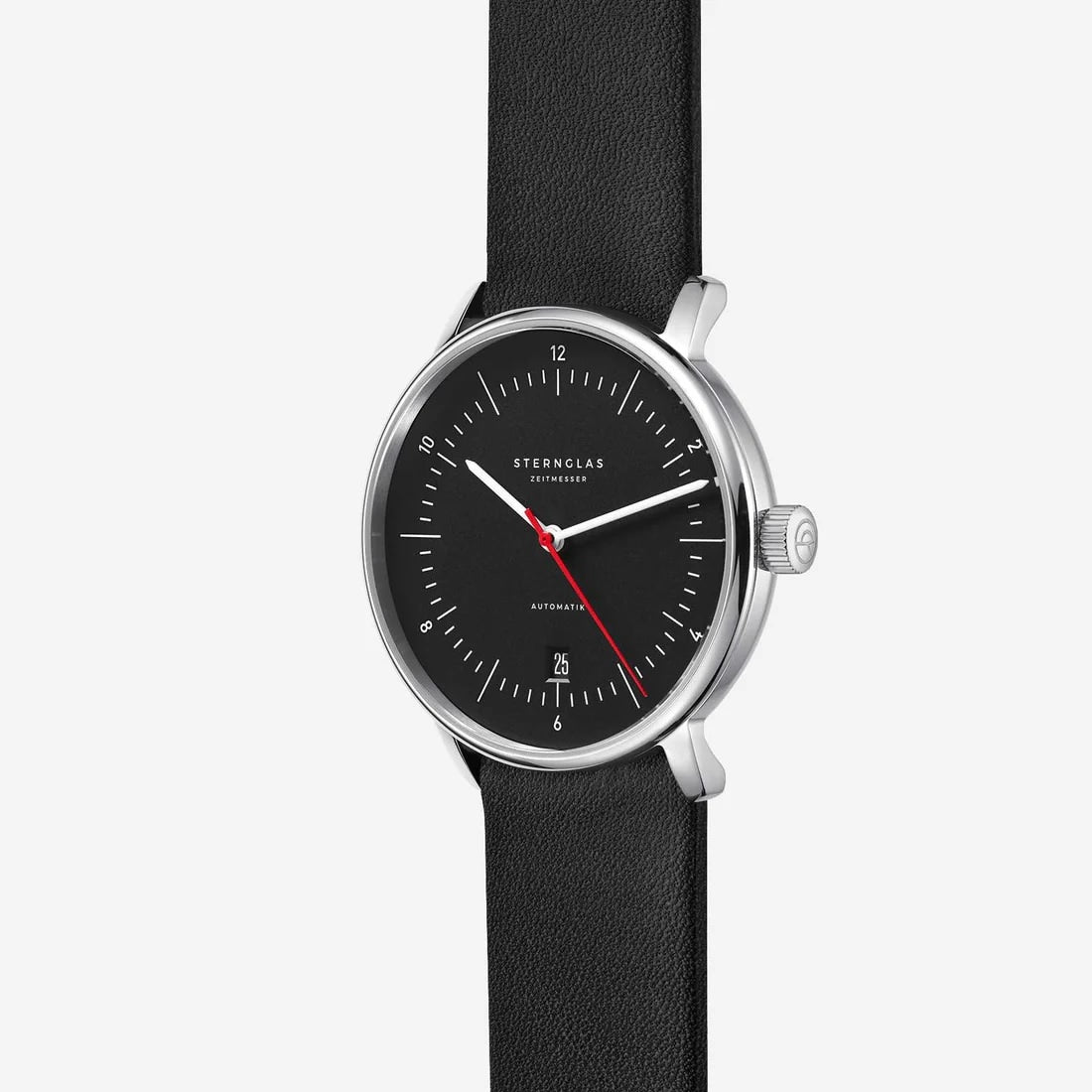 Zegarek Sternglas Naos Automatik - Black/Red