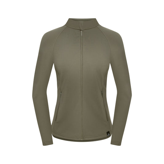 Bluza damska Fjord Nansen VIK Full ZIP Women - Forest Olive