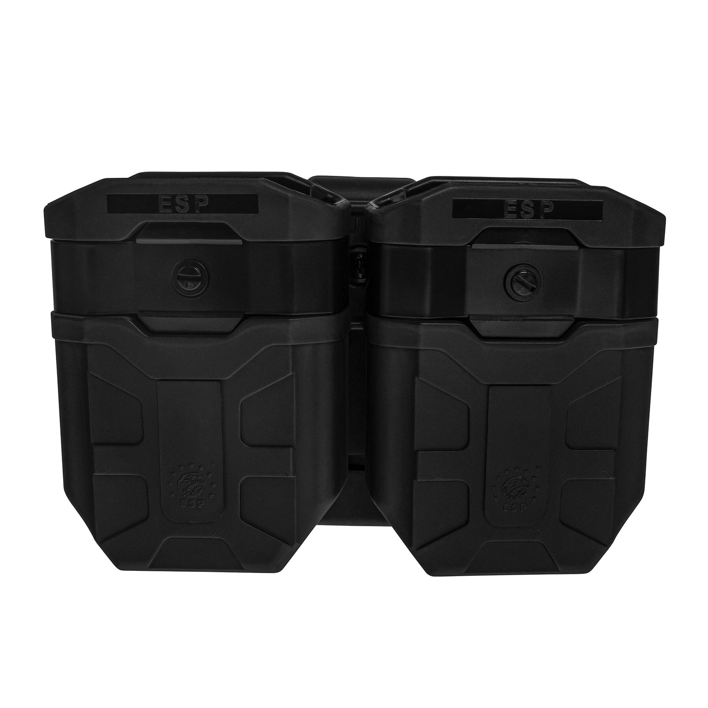 Podwójna ładownica obrotowa ESP z montażem UBC-02 na magazynki AK - Black