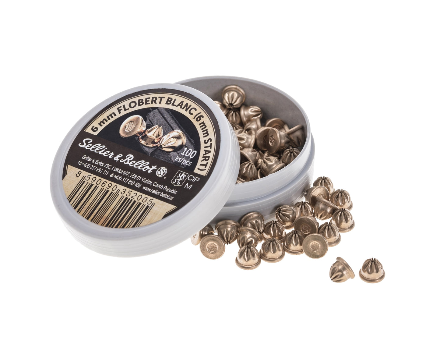 Naboje hukowe S&B 6 mm krótkie - SHORT 100 szt.