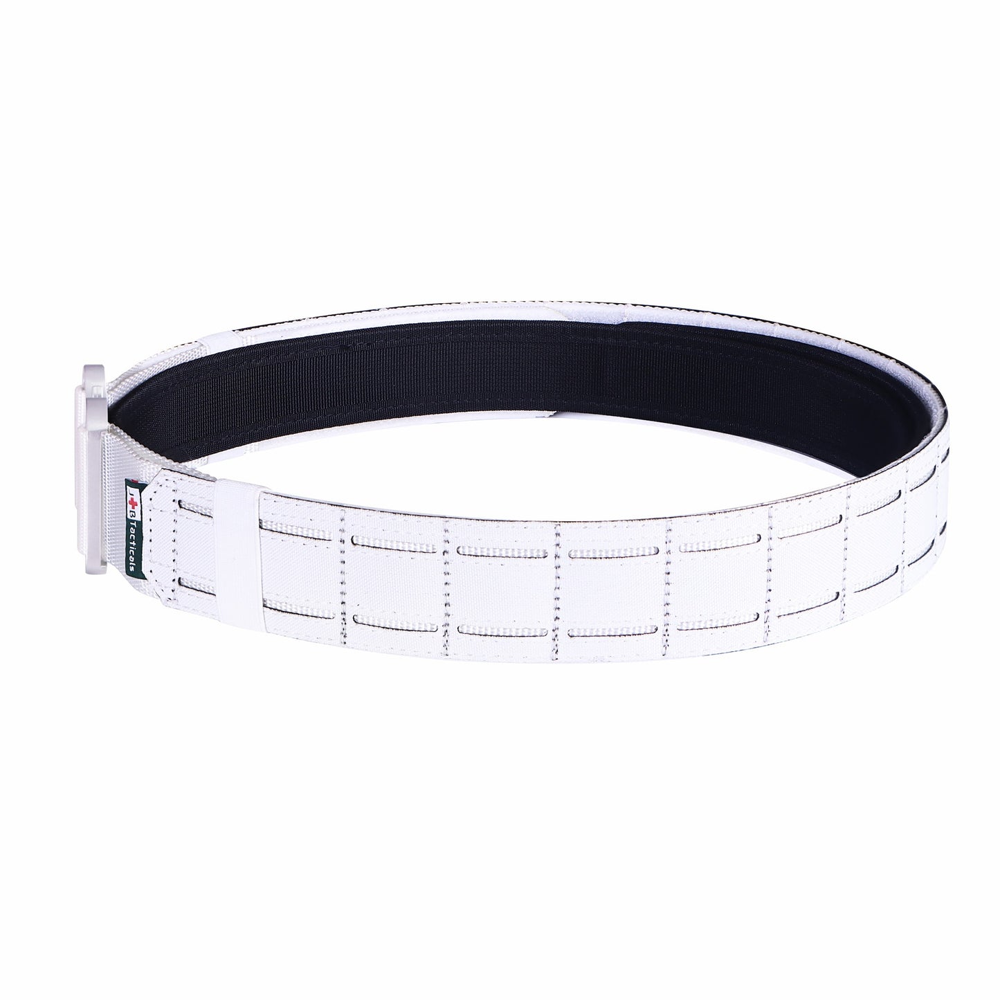 Pas taktyczny JB Tacticals MOLLE Laser Cut z pasem wewnętrznym - White