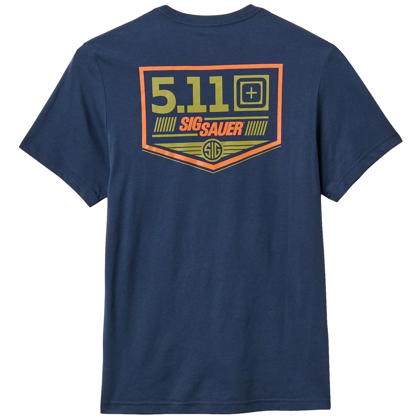 Koszulka T-shirt 5.11 x SIG SAUER Crest Tee - Pacific Navy