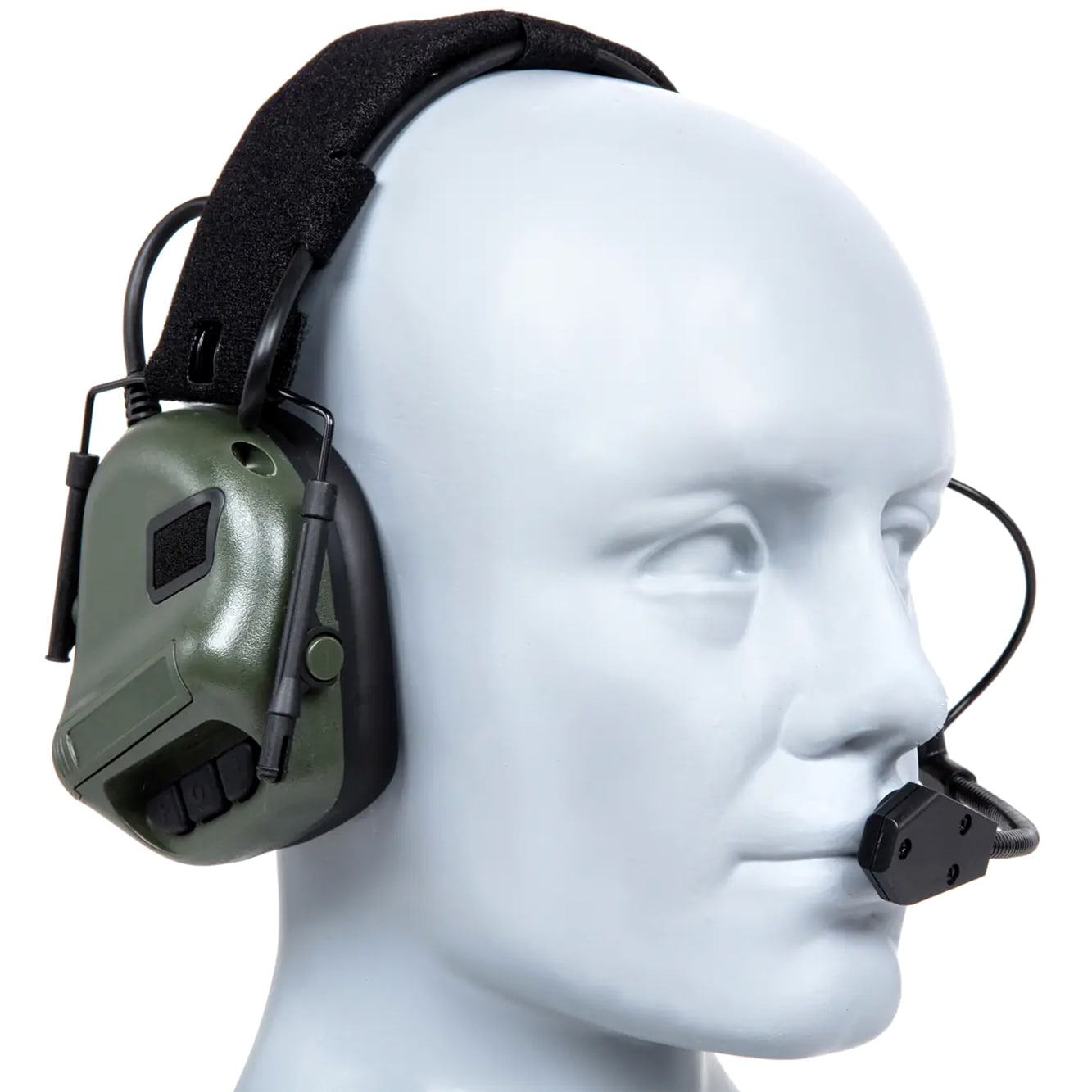 Słuchawki taktyczne Wosport HD-19 Gen. 5 - Olive