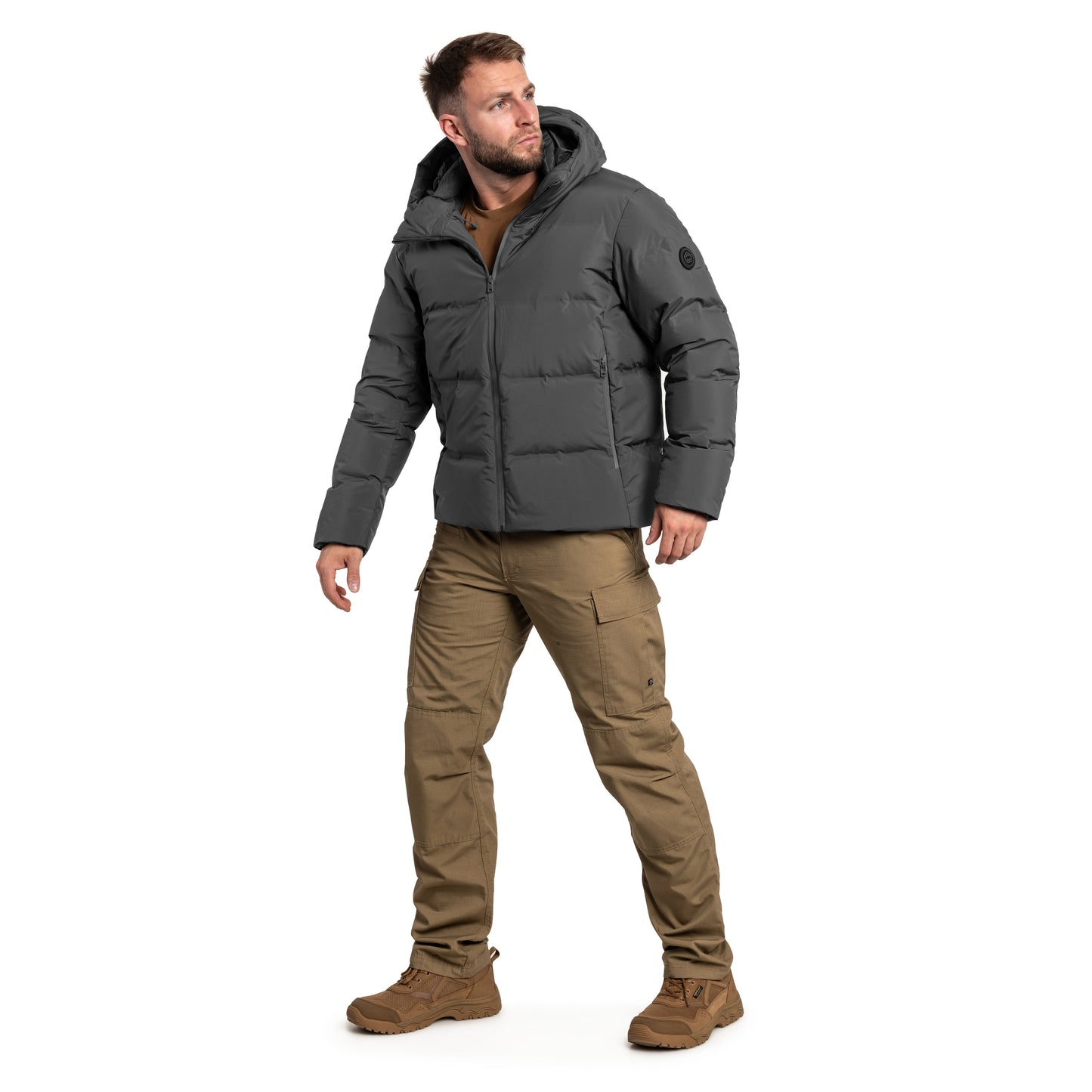 Kurtka Pentagon Omega Down - Cinder Grey