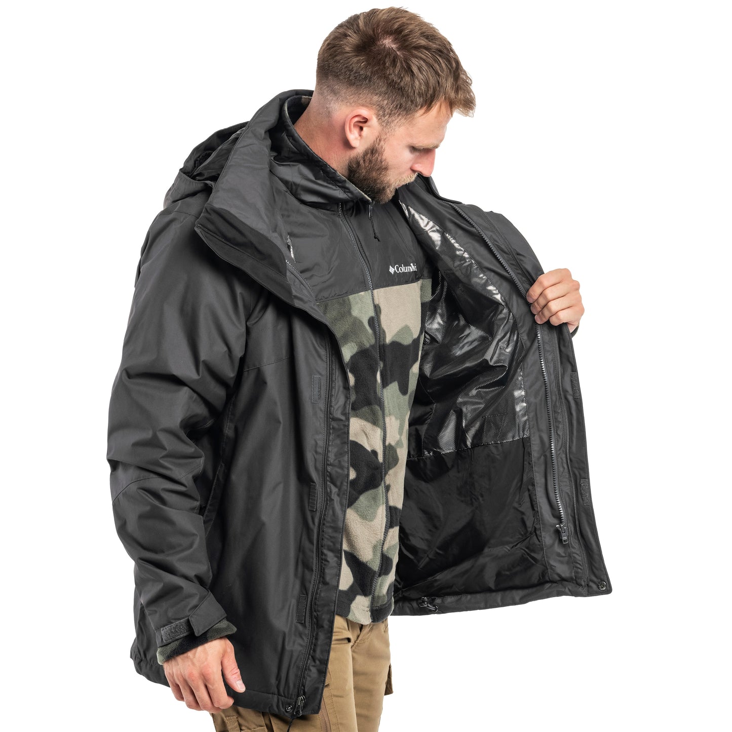 Kurtka Columbia Bugaboo II Fleece Interchange - Shark