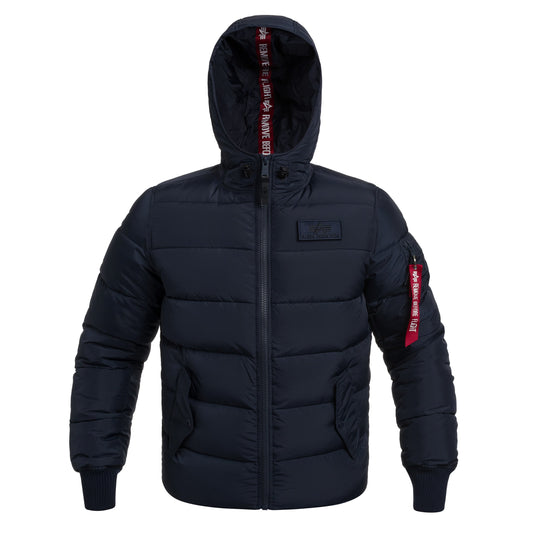 Kurtka Alpha Industries Hooded Puffer FD - Replica Blue