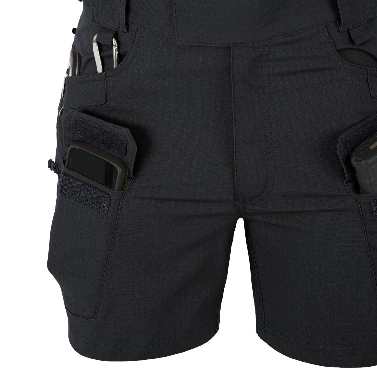 Szorty Helikon PoliCotton Rip-Stop UTS 6" - Black