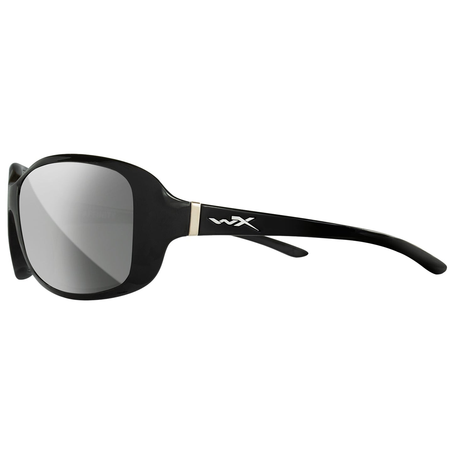 Okulary damskie Wiley X Affinity - Silver Flash/Gloss Black